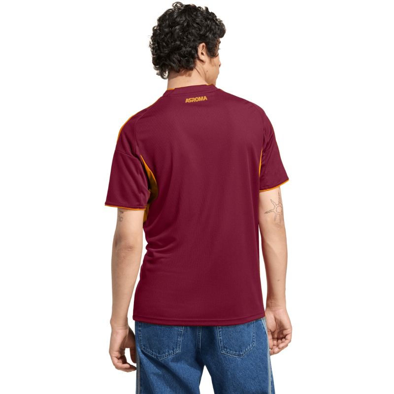 Men's adidas AS Roma 25/26 Home Burgundy Jersey JP4184 In preparation Adidas