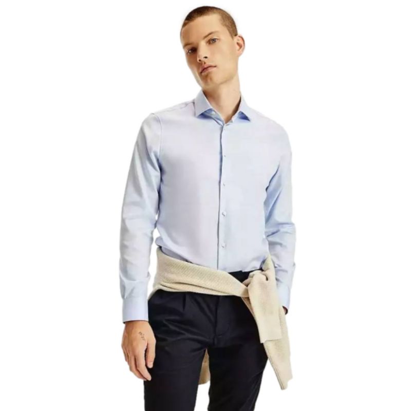 Tommy Hilfiger Dobby Flex Collar shirt M MW0MW17495 Clothing/Lifestyle/T-shirts/Tommy Hilfiger Tommy Hilfiger