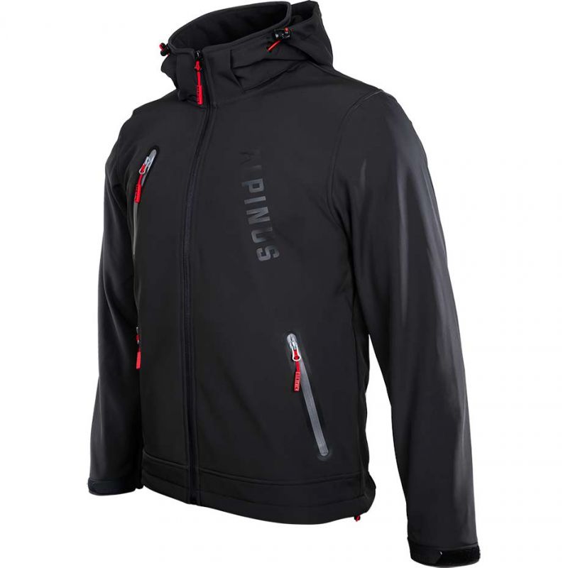Alpinus Denali softshell jacket black M BR43381 Clothing/Outdoor/Alpinus Your Sports Performance