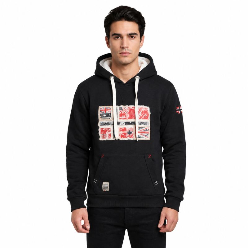 Men’s Sweatshirt Geographical Norway GPEPE 2 MEN 100 EO BS2 (WT1874H/GN-BLACK)