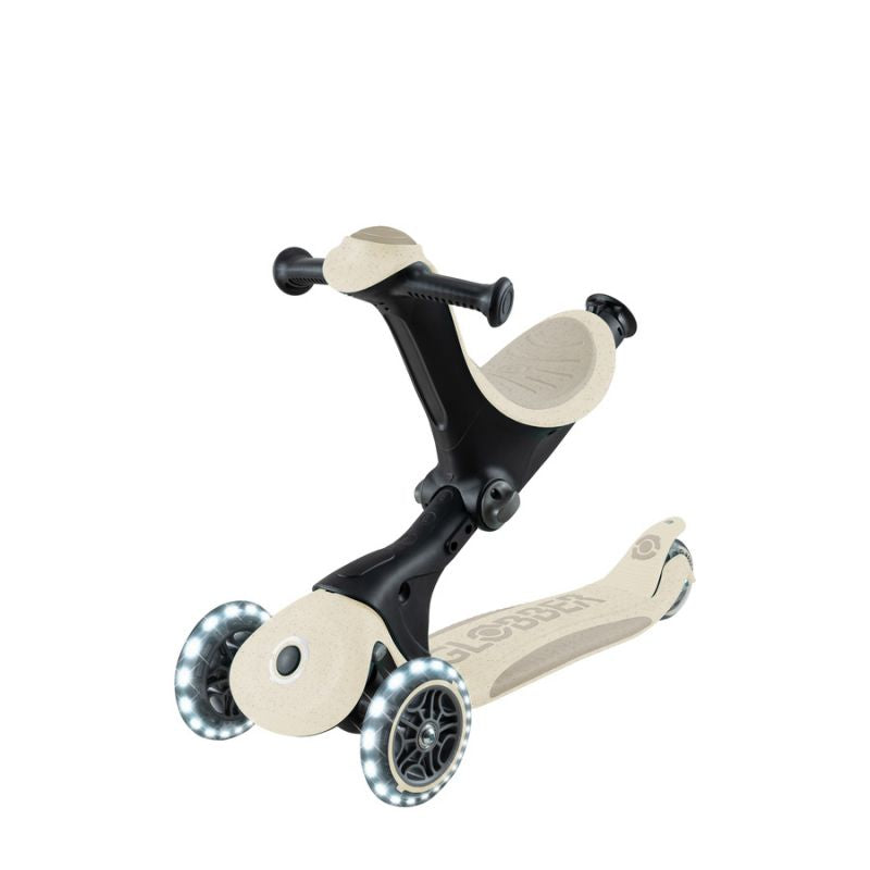 Scooter with ride-on seat GO•UP DELUXE LIGHTS ECOLOGIC 360 (697-566) Accessories/Skating/Hulajnogi/Traditional/For kids/Globber Your Sports Performance