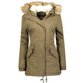 Geographical Norway AMPURIA LADY 056 BS3 Women's Parka (WQ833F/GN-KAKI)