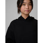 Girls' loose sweatshirt with hood 4F 4FJRMM00TSWSF2714-20S