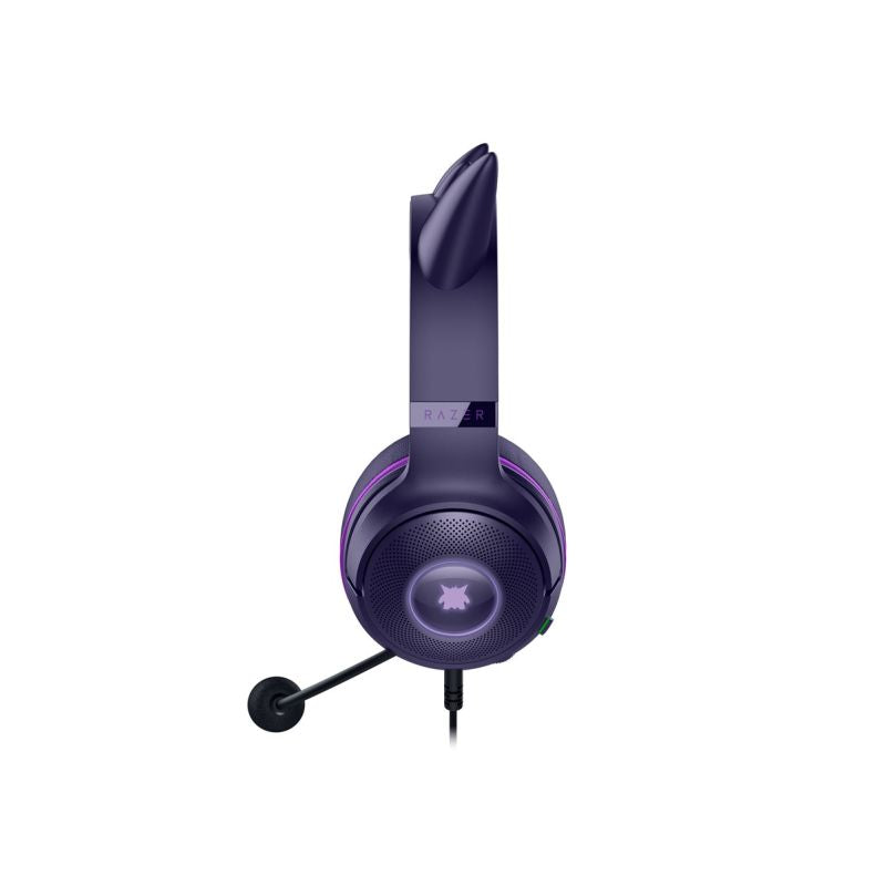 Razer Kraken Kitty V2 Wired Over-Ear Headset Microphone Noise Cancelling Gengar Edition Gaming PC/Słuchawki Your Sports Performance