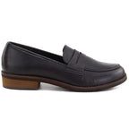 Women's chocolate moccasin shoes Sergio Leone MK-03