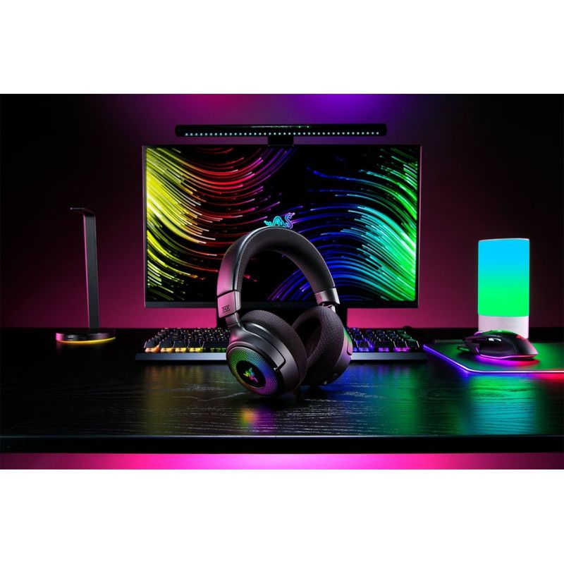 Razer Kraken V4 Wireless Headband Gaming Headset USB Type-A Bluetooth Black Gaming PC/Słuchawki Your Sports Performance