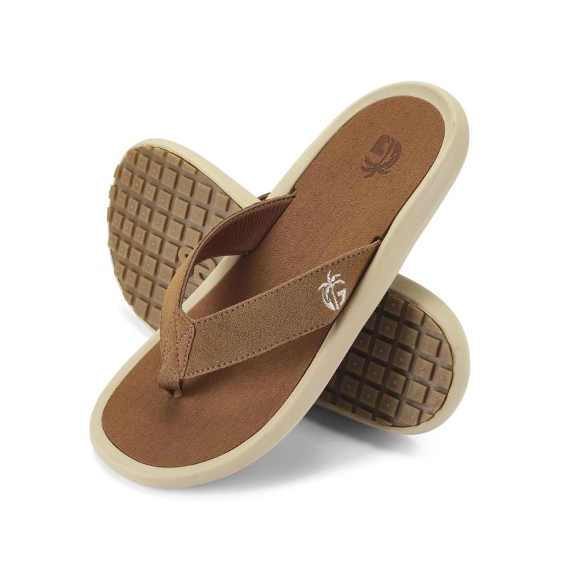 Gumbies Men's NOOSA FLIP-FLOP LATTE Flip-Flops