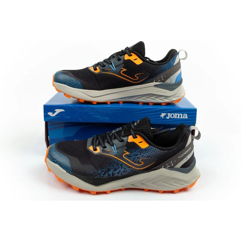Joma Men's Tundra Cushioned Trail Running Shoes, Black Joma