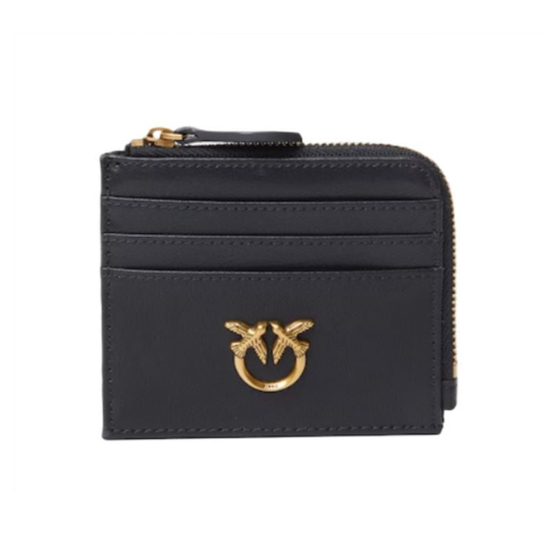 Pinko Holder Nappa Chevron credit card case 100879A0GK Accessories/pozostałe portfele i kosmetyczki Your Sports Performance