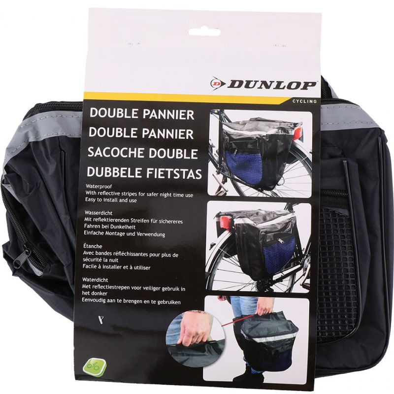Bicycle trunk bag Dunlop 2ass PES 30x26x10cm 600D SL 27890 Accessories/Bicycle/Akcesoria rowerowe Your Sports Performance