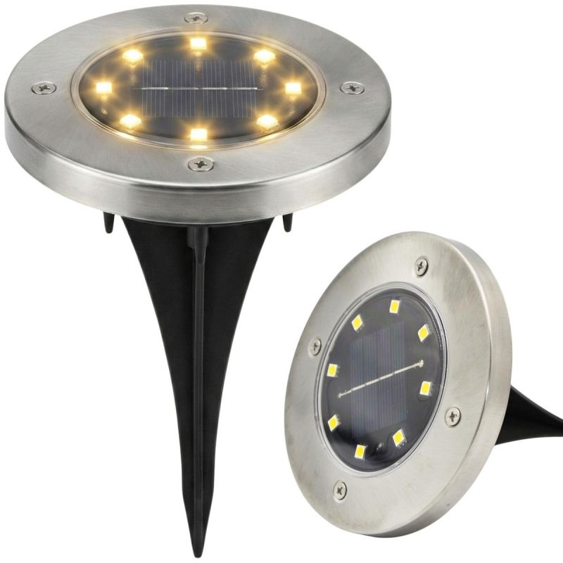 SOLAR LAMP 8 LED SMD FOR DRIVE INTO THE GROUND 1 PCS Dom I Ogród/Lampy I Lampiony/Lampy Your Sports Performance