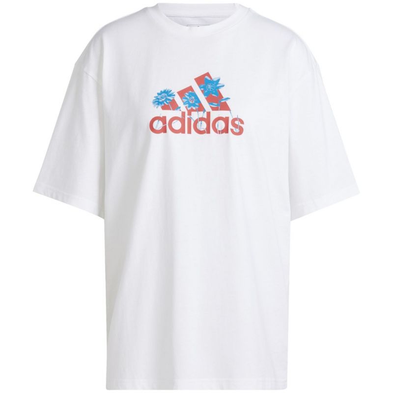 adidas Flower Pack Badge of Sport Women's T-shirt White IT1421 Clothing/Lifestyle/T-shirts Adidas