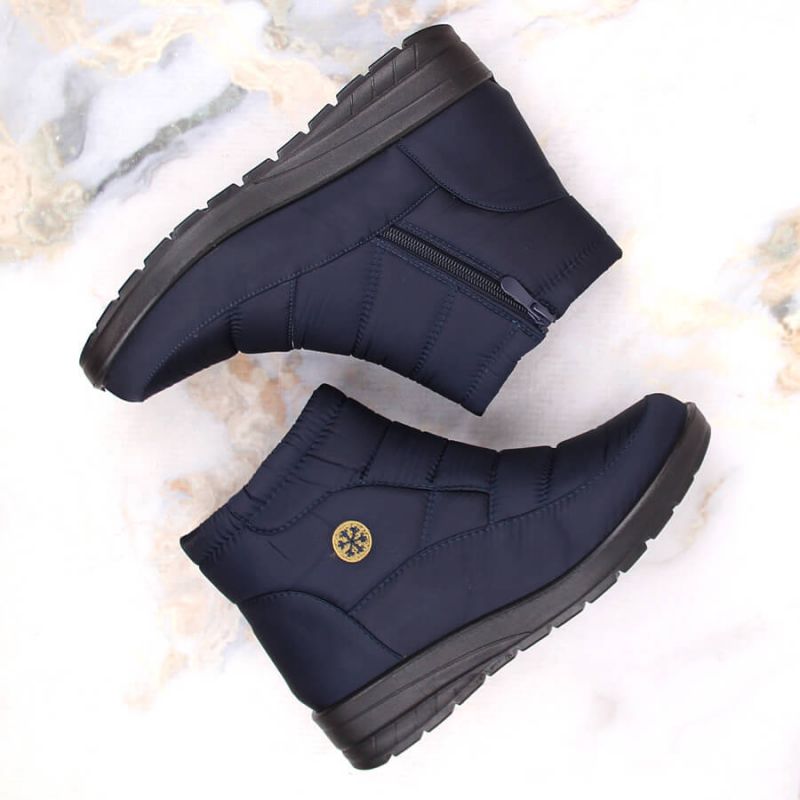News W EVE437B navy blue wedge snow boots Footwear/Outdoor/News Your Sports Performance