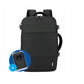 NOVEEN CTB500 Black 40x20x25 Cabin Travel Backpack with Pump Bagaż/Plecaki Your Sports Performance