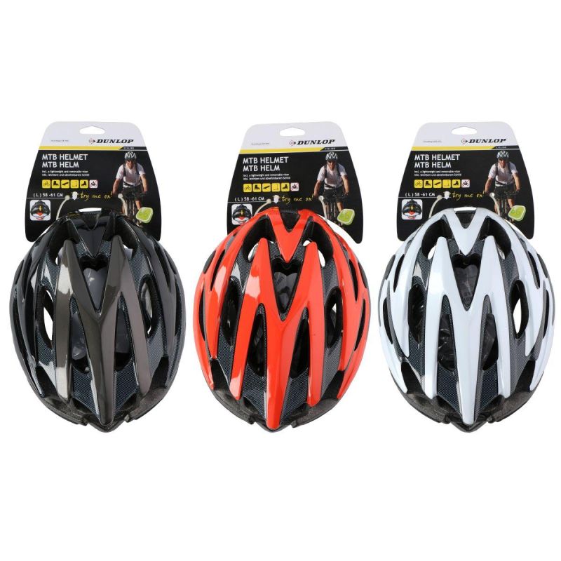DUNLOP MTB GREY RS ADJUSTABLE CYCLING HELMET (53-55CM) Sport/Rowery/Kaski Your Sports Performance