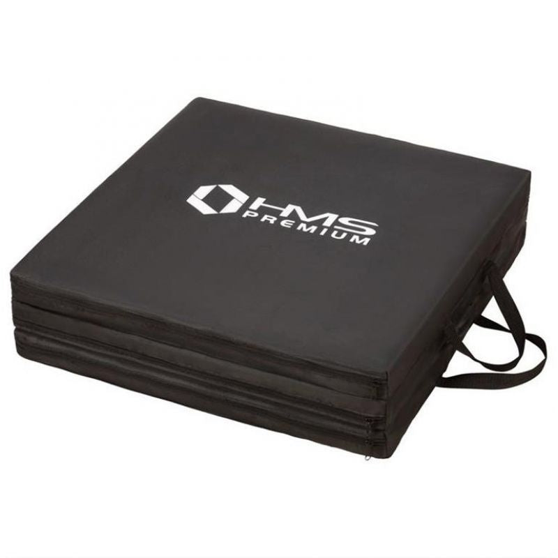 Folding gymnastics mattress black 1800x600x500mm HMS MGS02 In preparation Your Sports Performance