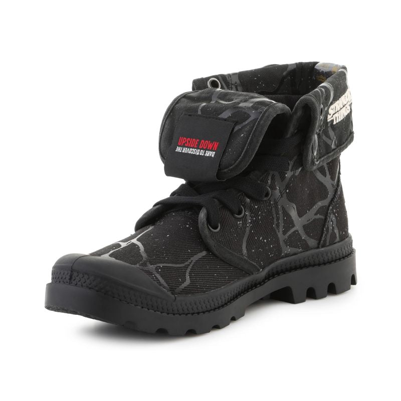 Palladium Stranger Things BAGGY HOPPER TUNNELS Women's 94625-008-M Black Palladium