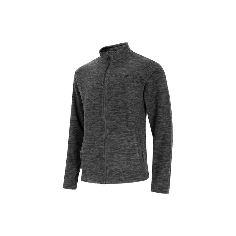 Sweatshirt 4F M H4Z22-PLM350 black melange Clothing/Training 4F