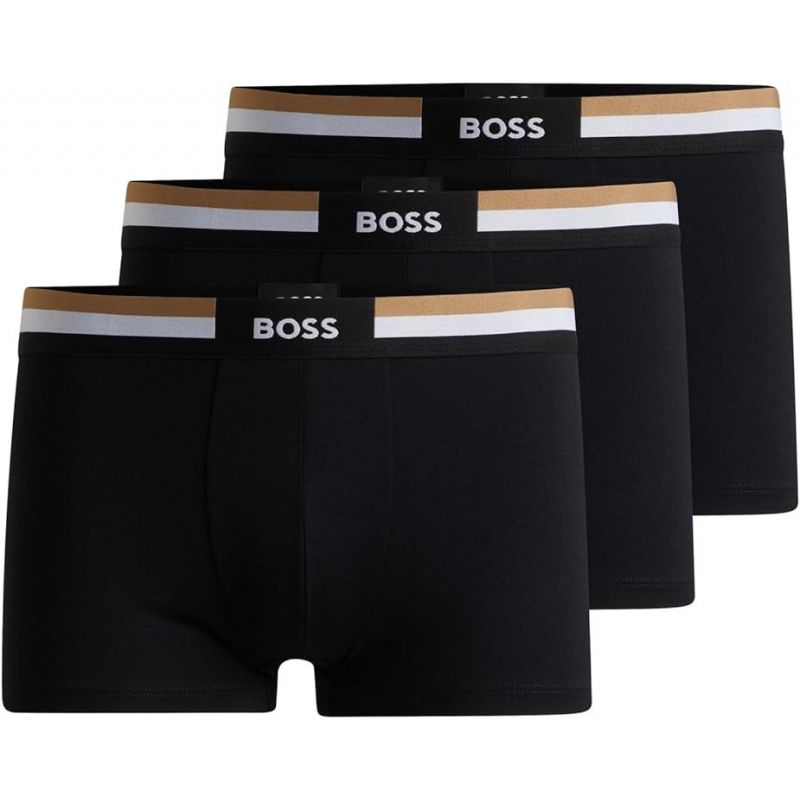 Boss Trunk 3P NERO Men's Boxer Shorts Set Black (50516542-001) To be categorized Your Sports Performance