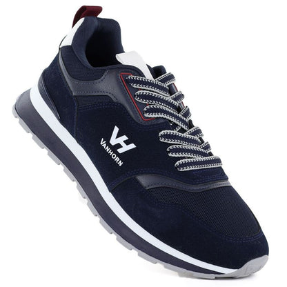 Men's navy blue sneakers Vanhorn WN32306 VanHorn