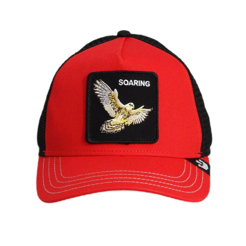 Goorin Bros. Falcon Fan Trucker Cap - 101-1995-RED Odzież/Czapki/Czapki z daszkiem Your Sports Performance