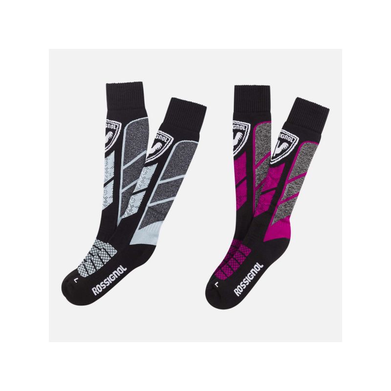 Rossignol W Thermotech 2P Socks Black Import z PMSport Your Sports Performance