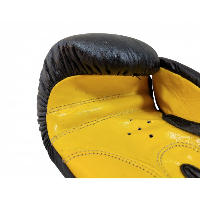 (W) TOP TEN FIGHT RTT-2 Boxing Gloves 10 oz Black and Yellow In preparation Your Sports Performance