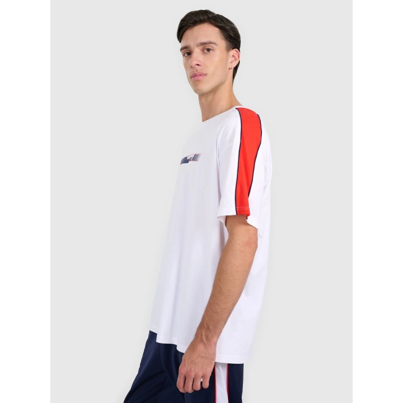 Men's oversize printed T-shirt 4F 4FRAW25TTSHM3227-10S 4f