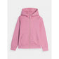 Girls' sweatshirt with a hood, 4F Junior *Kategoria tymczasowa Your Sports Performance