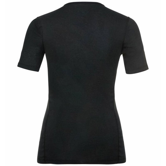 Odlo BL TOP crew neck s/s ACTIVE WARM ECO women's t-shirt size M Black Odzież militarna/Bielizna termoaktywna Your Sports Performance