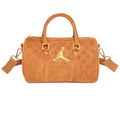 Women's Air Jordan Suede Monogram Mini Duffel 3L Cognac - MA09209-X6X