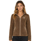 Women’s Fleece Jacket Geographical Norway TICARINA TAUPE DB LADY 0124 (WZ8082F/GN-TAUPE)