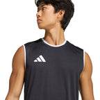 Men's adidas Entrada 26 Sleeveless Jersey Black KB3929