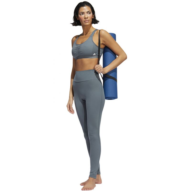 adidas Coreessentials Medium-Support Women's Sports Bra Gray HD7686 In preparation Adidas