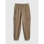 Boys' cargo sweatpants 4F 4FJRSS26TTROM1882-82S