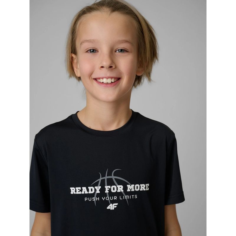 Boy's quick-drying sports T-shirt 4F 4FJRSS26TFTSM2390-20S 4f