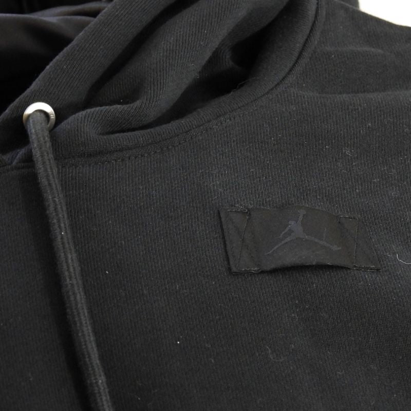 Women's Air Jordan Flight Fleece Satin-Lined Pullover Hoodie Black - FV7050-010 AIR Jordan