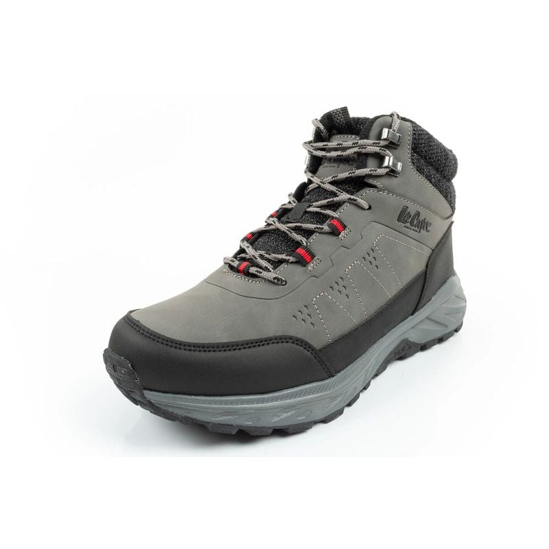 Lee Cooper men's winter hiking boots, insulated, ankle boots, gray Lee Cooper