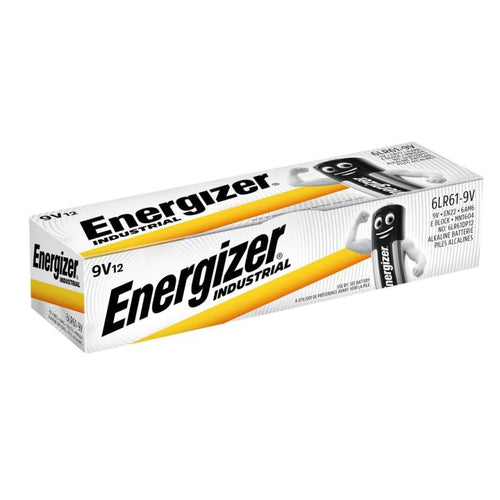 ENERGIZER ALKALINE INDUSTRIAL PRO BATTERIES 6LR61 9V 12 pcs. Baterie, akumulatorki i ładowarki/Baterie Your Sports Performance