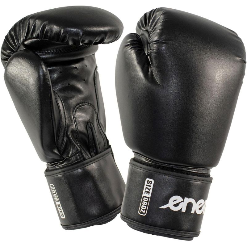 ENERO BOXING GLOVES BLACK 12OZ Clothing Your Sports Performance