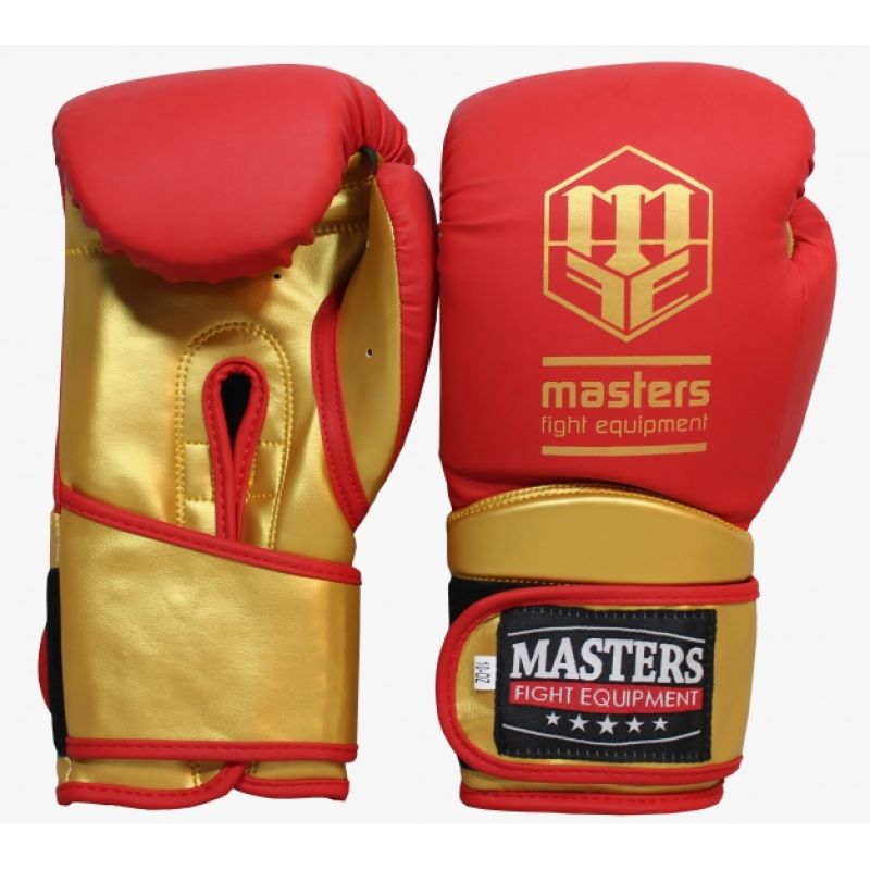 Masters Boxing Gloves RPU-COLOR/GOLD 10 oz 01439-0210 Accessories/Gloves Your Sports Performance