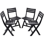 SET OF 4 FOLDABLE PLASTIC CATERING CHAIRS KOMODO ANTHRACITE Home and Garden/Garden Your Sports Performance