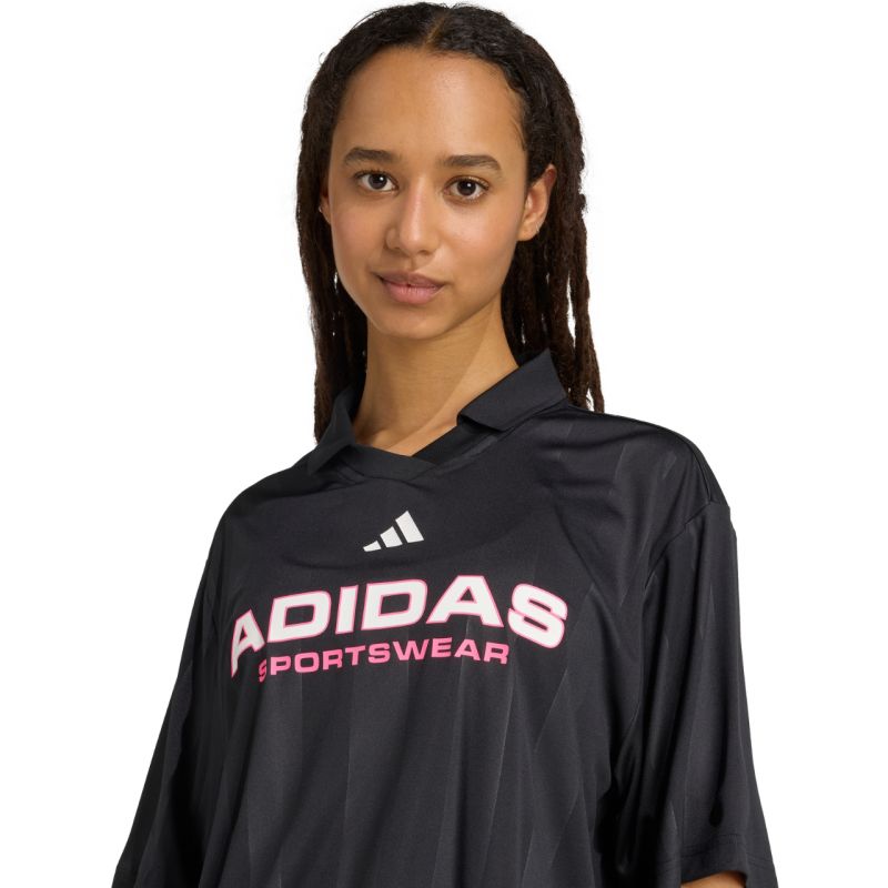 adidas Tiro Q4 Polo Women's T-Shirt Black JN2749 In preparation Adidas