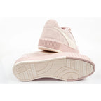 Puma women's sports shoes Carina Mia SD powder pink leather comfortable sneakers
