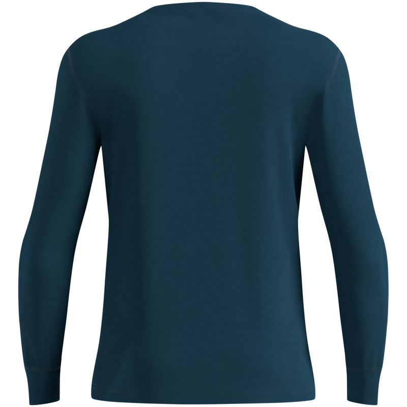 Men’s long-sleeve thermal shirt Odlo MERINO 200 BL TOP crew neck l/s, green