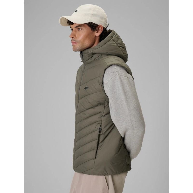 Men's vest with synthetic filling 4F 4FRAW26TVJAM405-43S