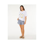 RIP CURL Women's Poolside Heritage Tee White