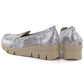 Women's gold platform shoes M.Daszyński MR23109D M. Daszyński