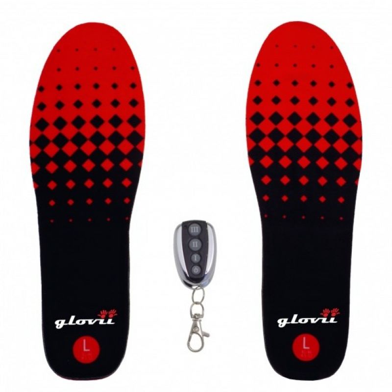 Glovii GW2M heated shoe insert (35, 36, 37, 38, 39, 40; black and red) Narciarstwo/Wkładki do butów Your Sports Performance