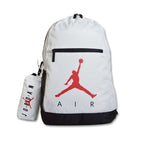 Air Jordan School Backpack White + Pencil Case - 9B0503-001 Akcesoria i sprzęt koszykarski/Torby i plecaki Your Sports Performance